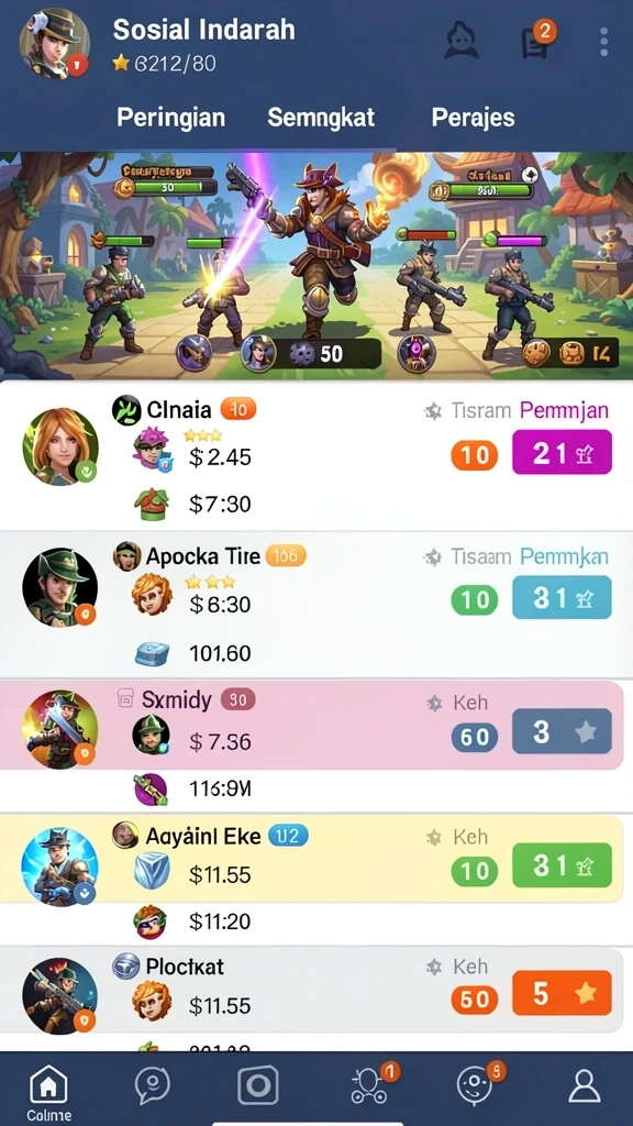 99zk - Screenshot memperlihatkan aksi multiplayer yang seru dan kompetitif.