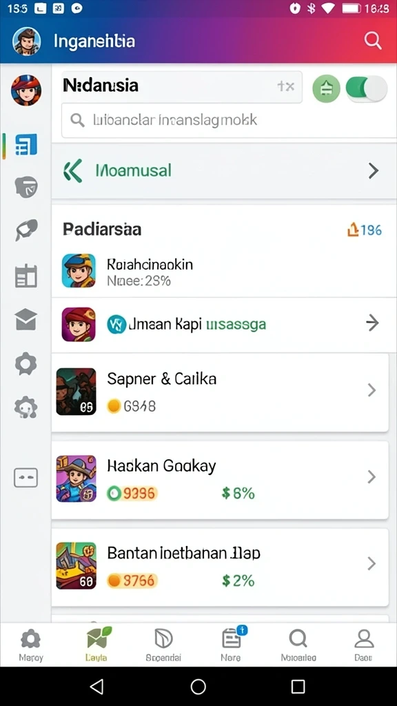 mamen123 - Tampilan awal MAMEN123 yang menarik dan intuitif.