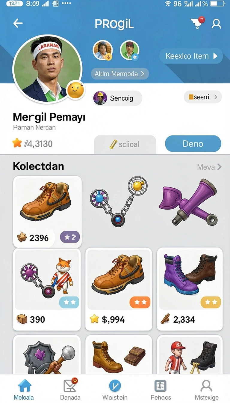rejeki - Tangkapan layar menampilkan fitur multiplayer dengan teman bermain.