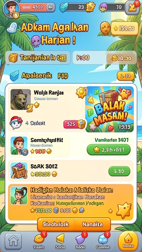 rpvip1 - Beragam karakter unik dan cerita menarik di dalam game.